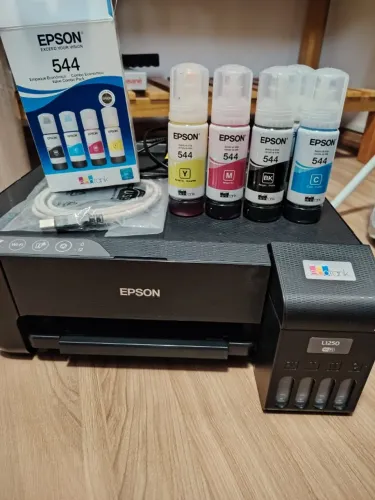 Impressora Epson Ecotank L1250 Colorida e PB (sem scanner)