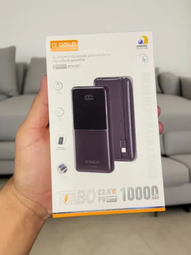 Carregador Portátil Power Bank 10000Ah BTE-35 A?Gold an8