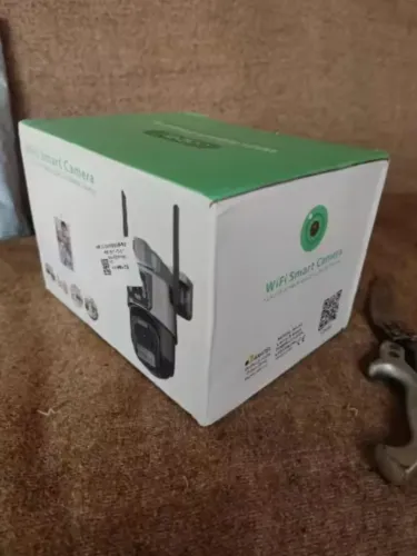 Câmera de Segurança Wi-Fi 4K Lente Dupla iCSee