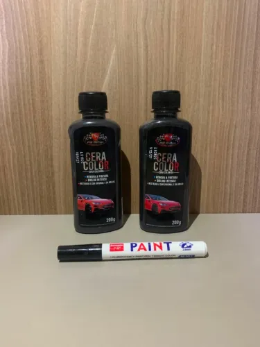 Cera e Caneta carro preto