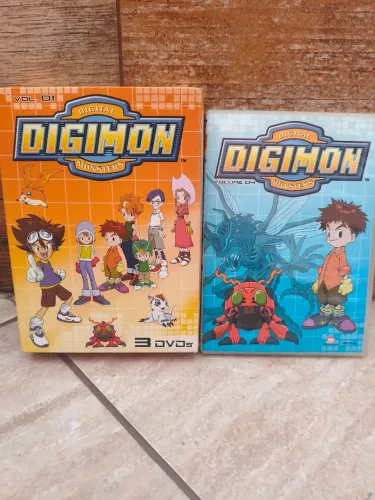 DVD digimon vol 1 ao 4