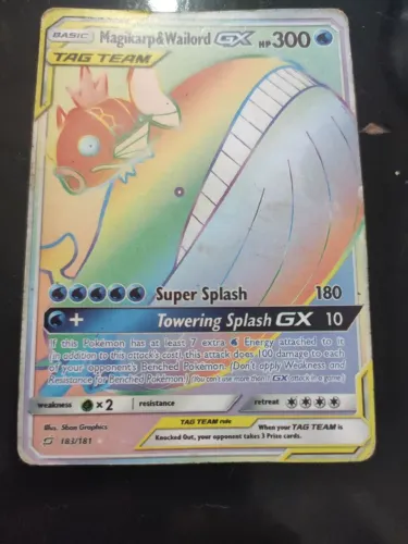 Carta rara de pokémon