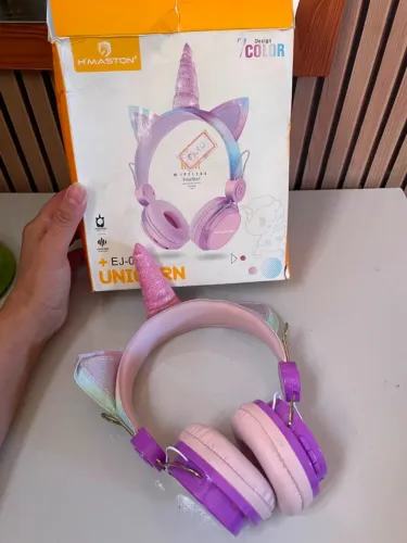 FONE HEADSET INFANTIL UNICORNIO