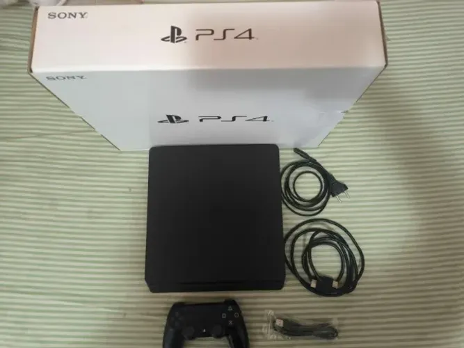 Sony Ps4 Slim 500gb + 1 controle + 150 Jogos de Brinde !!