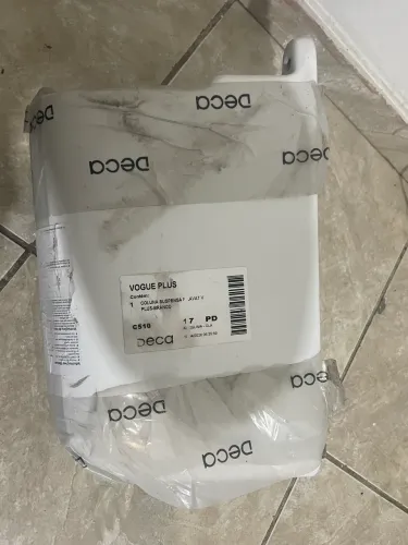 Coluna Suspensa para Lavatório Branco Vogue Plus