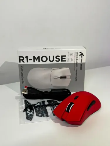 MOUSE ATTACK SHARK R1 VERMELHO PAW3311