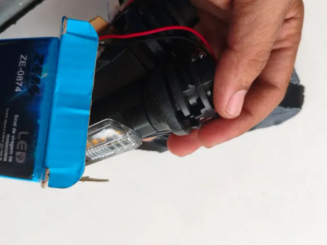 Setas led sequênciais