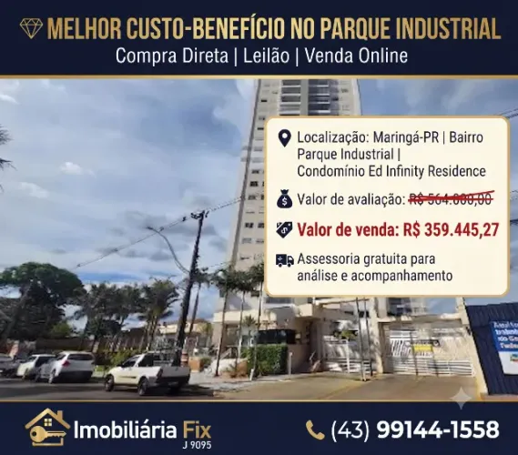 ? MELHOR CUSTO-BENEFÍCIO NO PARQUE INDUSTRIAL