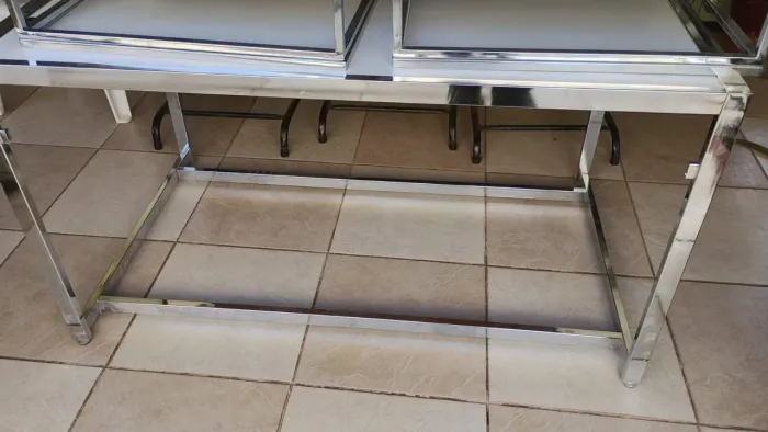 Mesa MDF cromado