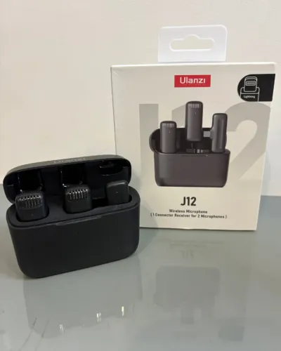 Microfone Sem Fio p/ Iphone Ulanzi J12