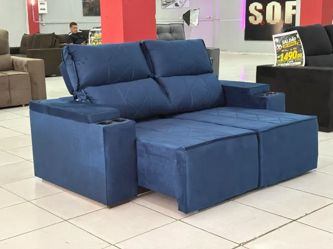 Promoção sofá 2 metros retrátil e reclinável! 