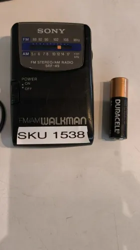 Rádio portátil Sony Walkman SRF-49 FUNCIONA - LEIA A DESCRIÇÃO