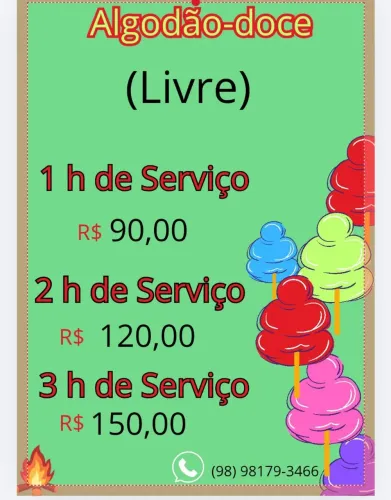 Algodão doce livre