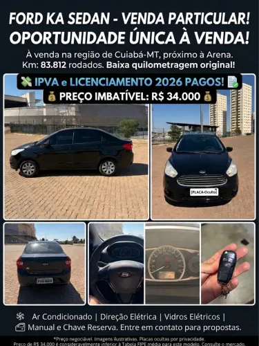 Ford KA+ Sedan 1.5 16V Flex 4P 2015