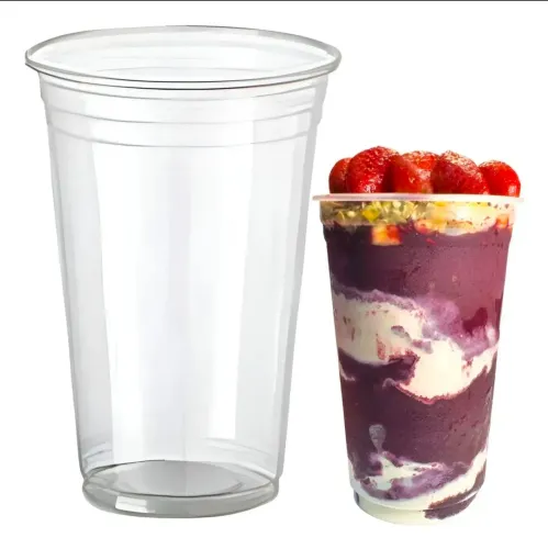 Copo Descartável Cristal 650ml, 100un.