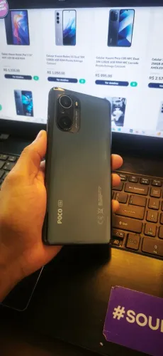 Celular Poco F3 128 Gigas 6 RAM Usado em Cascavel
