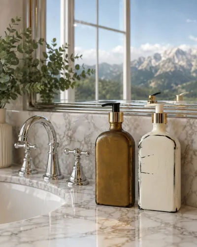 Saboneteiras 750ml/Porta Sabonete Líquido Decorativas