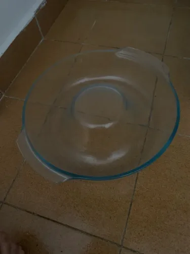 Forma de bolo de vidro 
