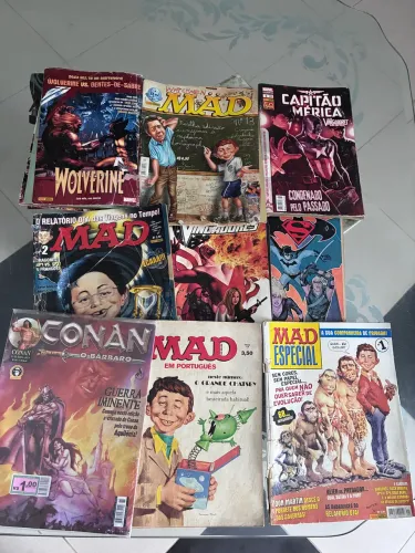 ? Kit com 9 HQs e revistas originais para colecionadores!