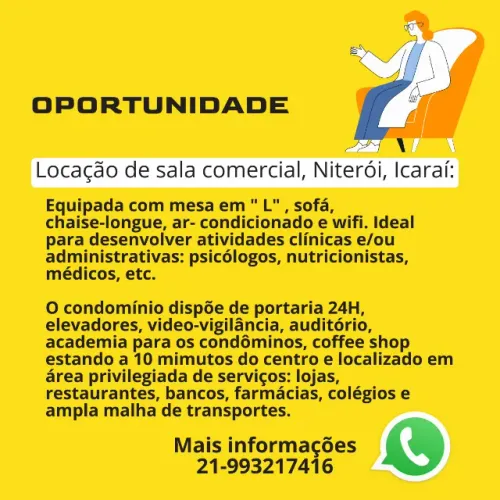 Sala comercial, Icarai, 40m2
