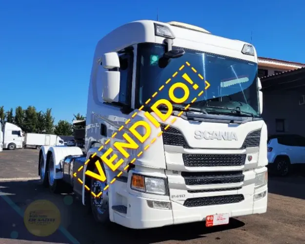 Scania P 410 Ano 2021/21 6x2 Com Retarder
