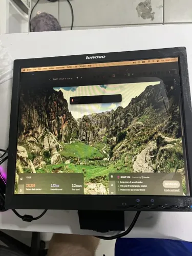 Monitor Lenovo ThinkVision L172 17" 4428-AB1 (sem base)