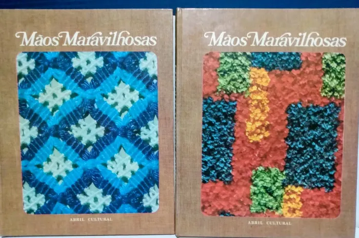 Livro - Coleção Mãos Maravilhosas - Bordado Crochê Artesanato Em Geral 6 Vol