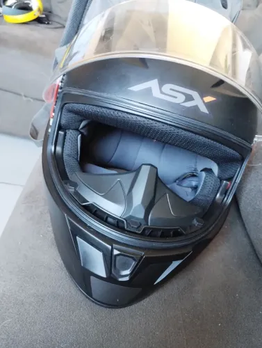 CAPACETE ASX ORIGINAL PRA SAIR LOGO