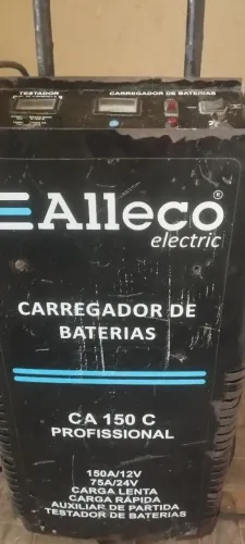 Auxiliar de Partida Teste de bateria e Carregador 12 e 24 volts.