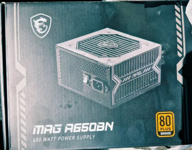 Fonte MSI MAG 650W REAL 80 PLUS