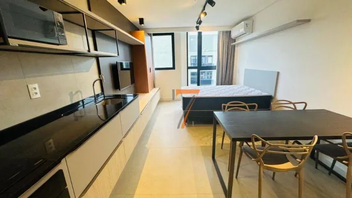Studio com 1 dormitório para alugar, 30 m² por R$ 4.629,94/mês - Trindade - Florianópolis/