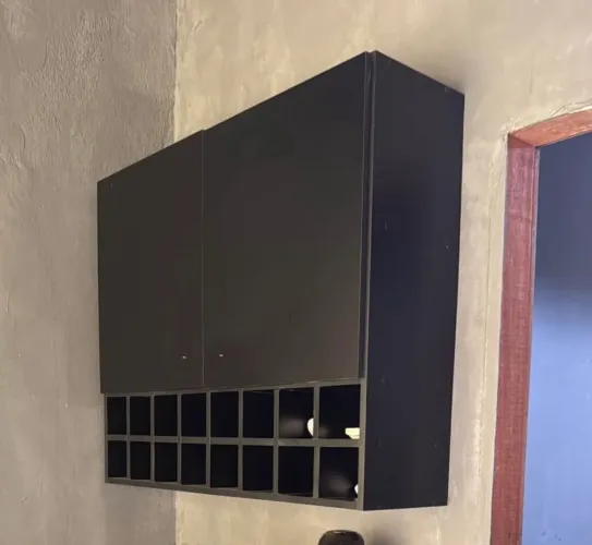 Armário Mdf preto