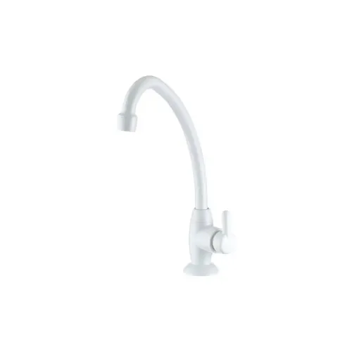 Torneira para Cozinha Lorenzetti Bric de Mesa, em ABS Branco com 1/4 de Volta