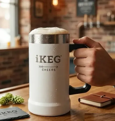 Caneca Térmica iKEG Cerveja e Chopp 710ml