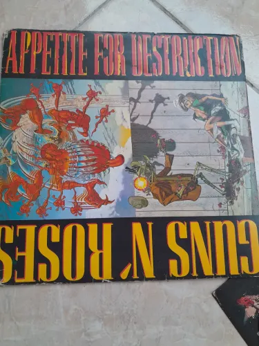 LP Guns N Roses - Appetite For Destruction - Disco de Vinil - Ótimo Estado