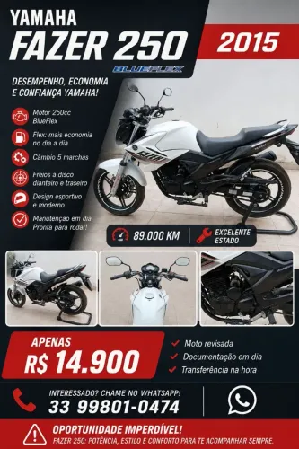 Yamaha Fazer 250 blueflex