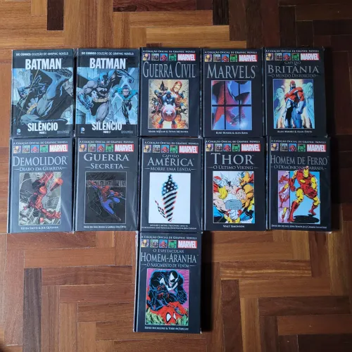 Pack Marvel Salvat e DC Eaglemoss (11 volumes)