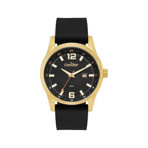 Relógio Condor Masculino Drive Dourado - Co2115ndh/5d Preto Dourado