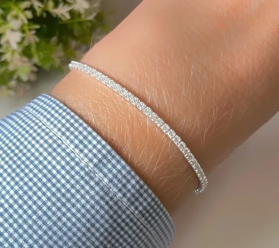 Pulseira Riviera de Prata 925