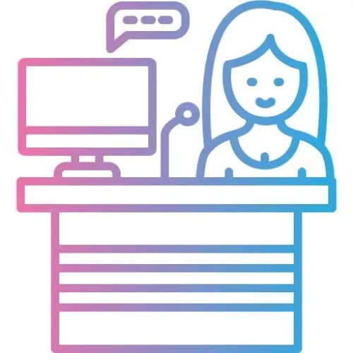 Vaga de recepcionista para clínica estética