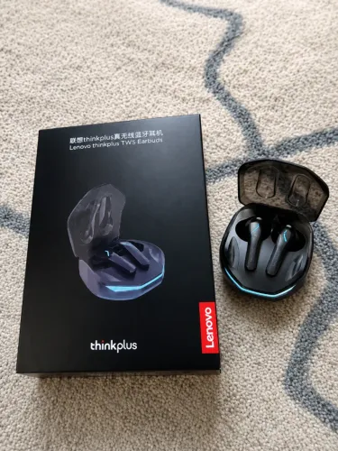 Fones de Ouvido gamer Lenovo GM2 Pro, Headset Esportivo Sem Fio, In-Ear Baixa Latência