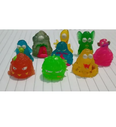 Kit 9 minifiguras colecionáveis Trash Pack
