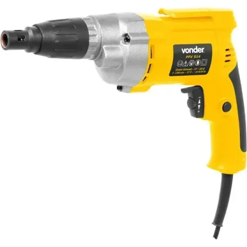 Parafusadeira elétrica, encaixe 1/4", 127 V~, 500 W, PFV 514, VONDER