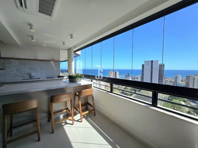 Apartamento mobiliado de 4 quartos à venda no Pituba Ville, Salvador/BA