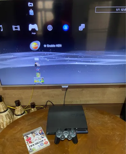 PlayStation slim funcionando 100% com lojas e HEN
