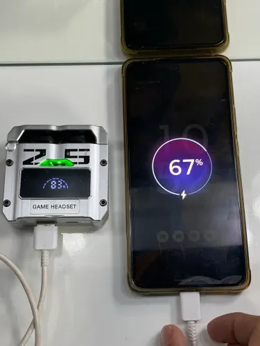 Fone Bluetooth com carregador portátil M25