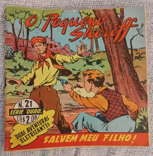 O PEQUENO SHERIFF (SÉRIE OURO) n°21 (06/1957) VECCHI 