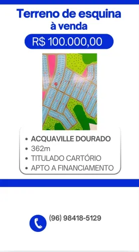 Terreno no Acquaville Santana