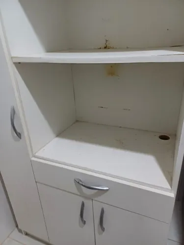 Barbada armario de mdf para cozinha