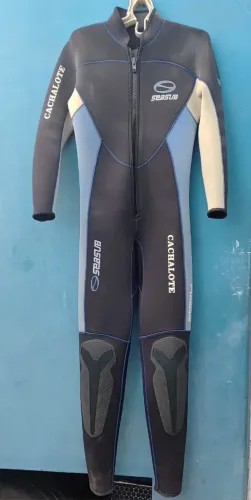 Neoprene M Macação Mergulho 5 Mm Seasub Preto
